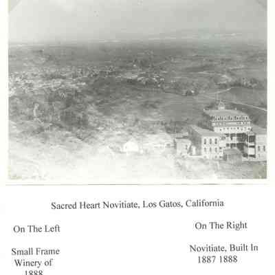 View of the Novitiate and the valley below