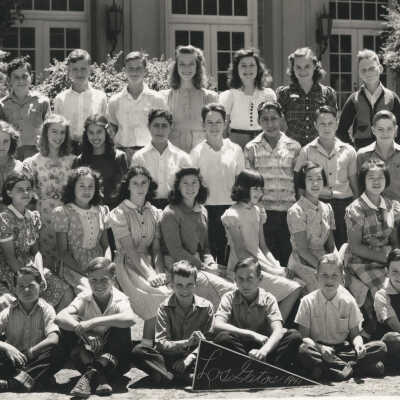 1941 Class 7B - Miss Evelyn Christman, teacher, University Avenue School