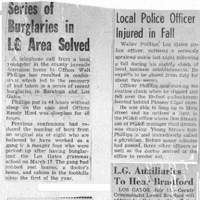 News Articles: Officer Walter Phillips