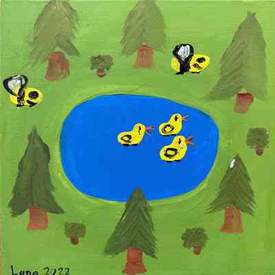 2022 - Pond and Trees