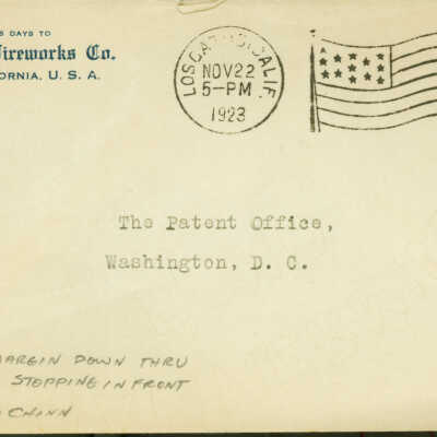 Pacific States Fireworks postcard