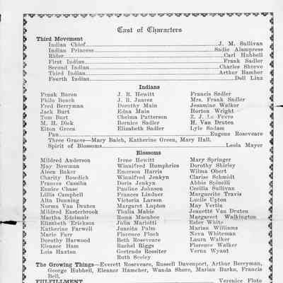 1919 (document-page 3) Pageant of Fulfillment program