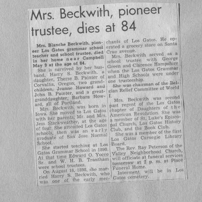 Blanche Beckwith