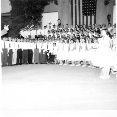 1955 Eighth Grade Graduation Ceremony