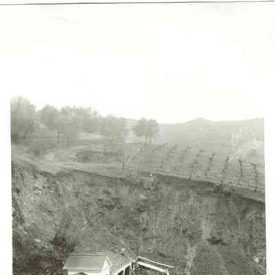 Cloister destroyed by landslide