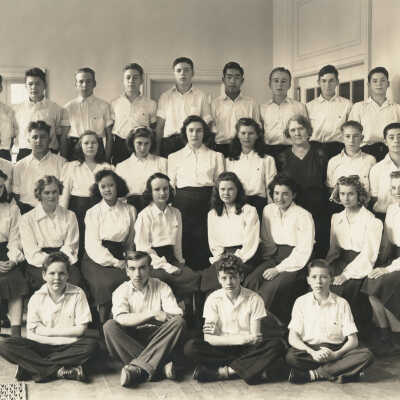 1941 Class 8 - Mrs. Ada Withrew, teacher, University Avenue School