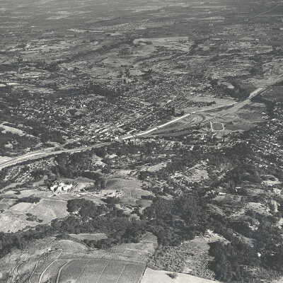 1957 Los Gatos aerial view