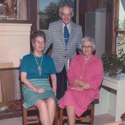Roma Macabee Hobbie, Raymond Macabee and Lucille Macabee Evans
