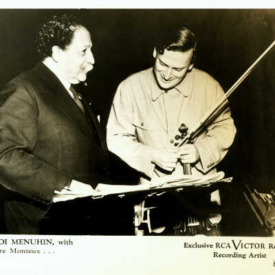 Menuhin, Yehudi and Pierre Monteux