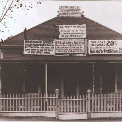 1909 Anti-Prohibition signs