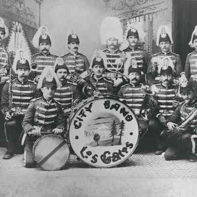 1891 Los Gatos City Band in Uniform