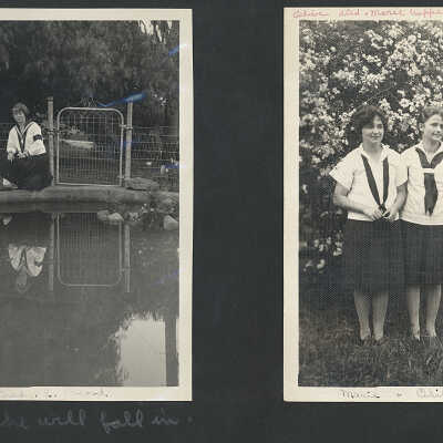 1927 Campfire Girls Scrapbook Page 7