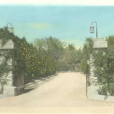 Balch and Case compound - Driveway