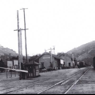 1900 Los Gatos Depot looking south