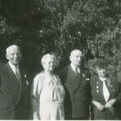 Album page photograph closeup