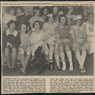 1966 Campfire Girls Scrapbook Page 18