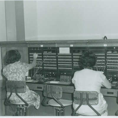 Los Gatos Telephone Company switchboard operators