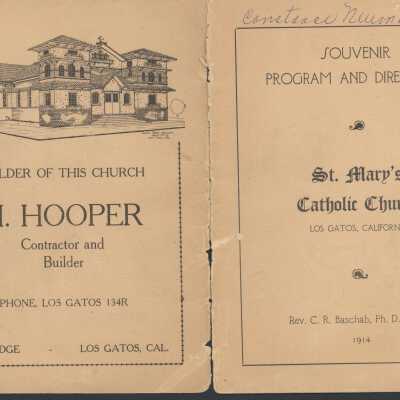 Souvenir Program & Directory - 1914
