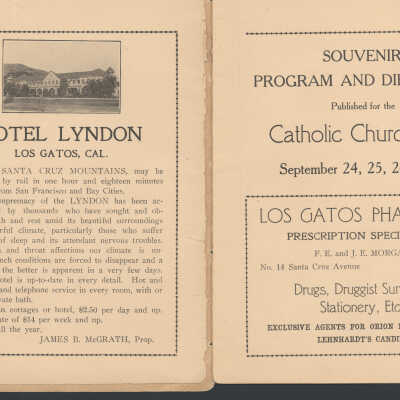 Souvenir Program & Directory - 1914