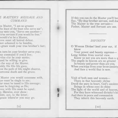 1930 Holy City Booklet pages 9, 10