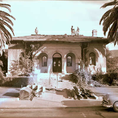 1954 Demolition of Carnegie Library