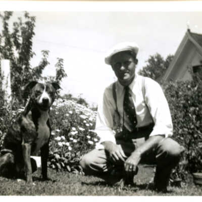 Victor Booher and Tiger