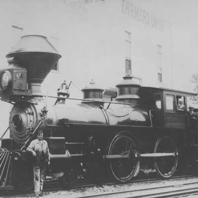 1900 First Locomotive on Broad Gauge Into Los Gatos