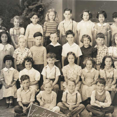 1940 Class 2A - Ethel Kretsinger, teacher, University Avenue School