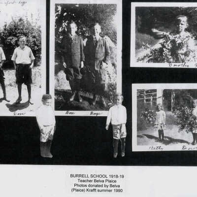 Burrell School students 1918-1919