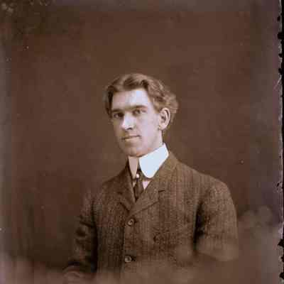 Man with wavy hair