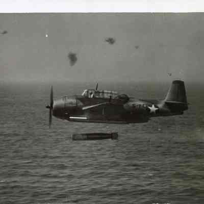 Joseph Kristufek Launching a Torpedo During the USS Yorktown's Shakedown Cruise