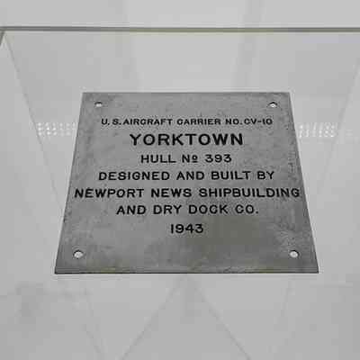 USS Yorktown (CV-10) Hull Plaque
