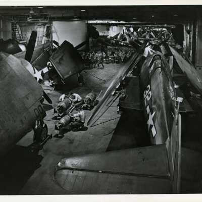 Work and Play in the Hangar Bay