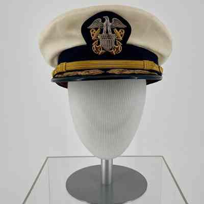 US Navy Flag Officer Cap of Frederick Becton