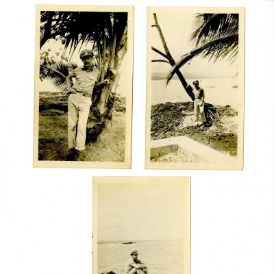 Photos included with the letter with pictures of Lt. Gerald Hennesy