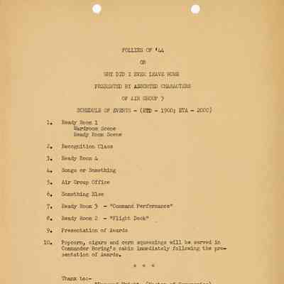 Follies of '44 Program
