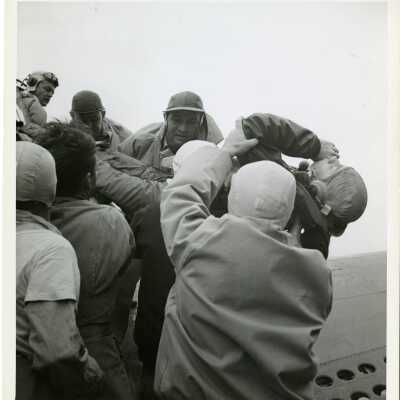 Helping an Injured Aviator