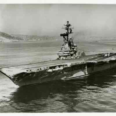 USS Yorktown (CVS-10) at Sea