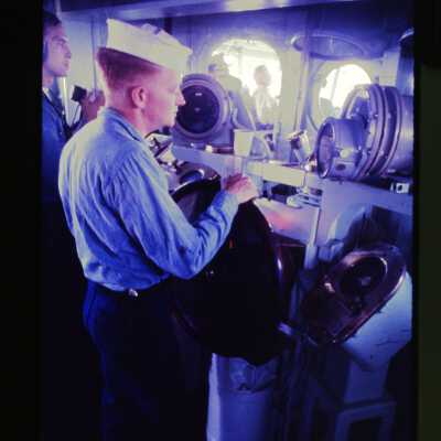 View of a Helmsman at his Post