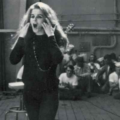 Ann-Margret Finishing her Concert Aboard The USS Yorktown (CVS-10)