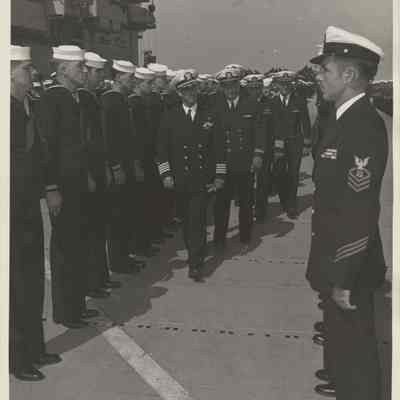The First Inspection of the Crew by Captain Arnold W. McKechnie