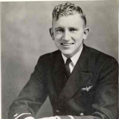 William Grigsby Wearing his Pilot Wings