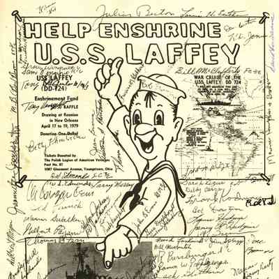 Help Enshrine USS Laffey Poster
