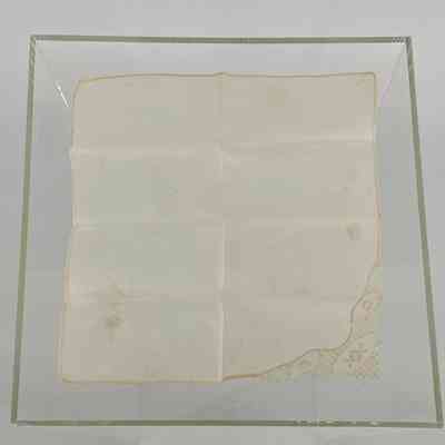 Handkerchief Gifted to Charles Bonness