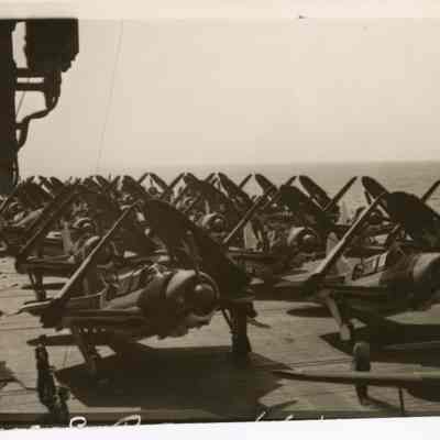 SB2C Helldivers on the Flightdeck