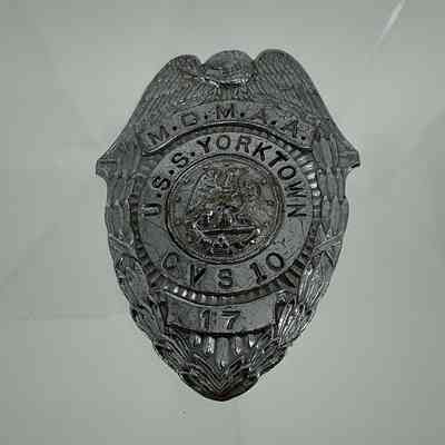 USS Yorktown (CVS-10) Mess Deck Master at Arms Badge