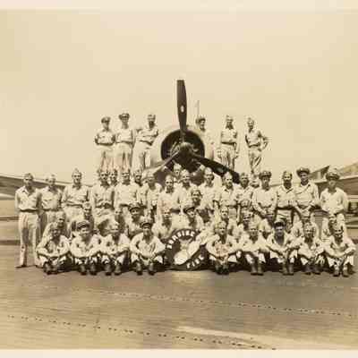 Bombing Squadron Five on the Flightdeck