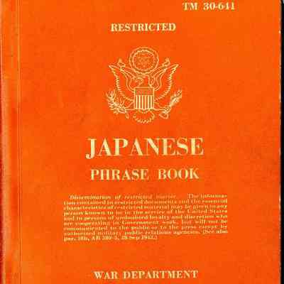 Japanese Phrase Booklet
