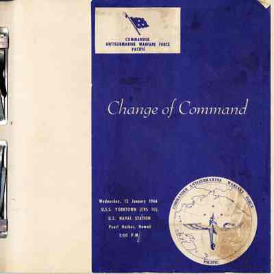 The Change of Command Scrapbook of Captain James Cain