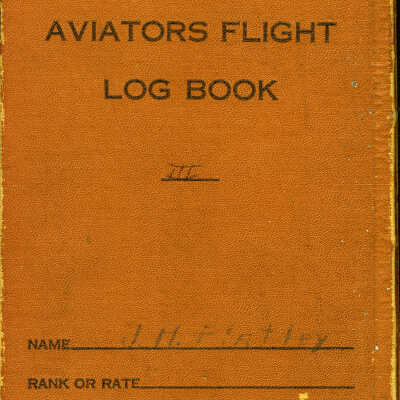 Aviators Flight Log Book (1934-1936) of James H. Flatley, Jr.